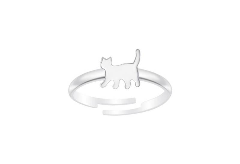 Monkimau Silberring Katzen Kinder Ring 925 Silber von Monkimau