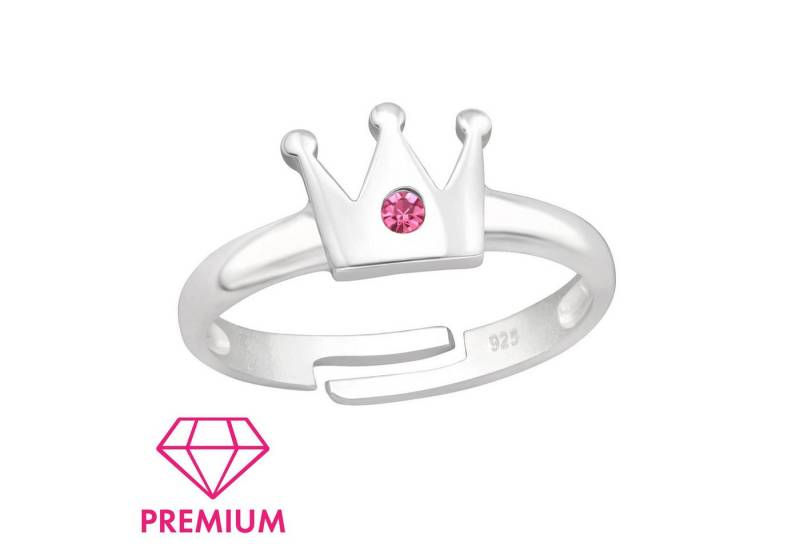 Monkimau Silberring Krone Kinder Premium Ring 925 Silber Geschenk - Größe 2,5 von Monkimau