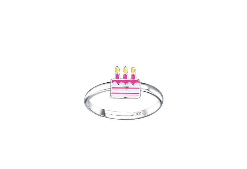 Monkimau Silberring Kuchen Kinder Ring 925 Silber von Monkimau