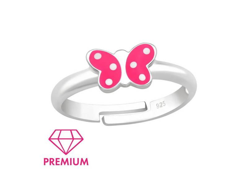 Monkimau Silberring Schmetterling Kinder Premium Ring 925 Silber - Größe 4 von Monkimau