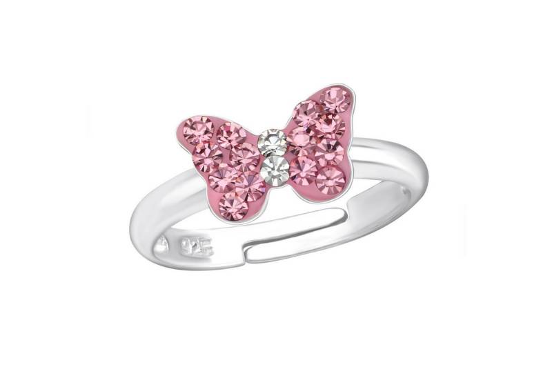 Monkimau Silberring Schmetterling Kinder Ring 925 Silber Geschenk - Größe 2,5 von Monkimau