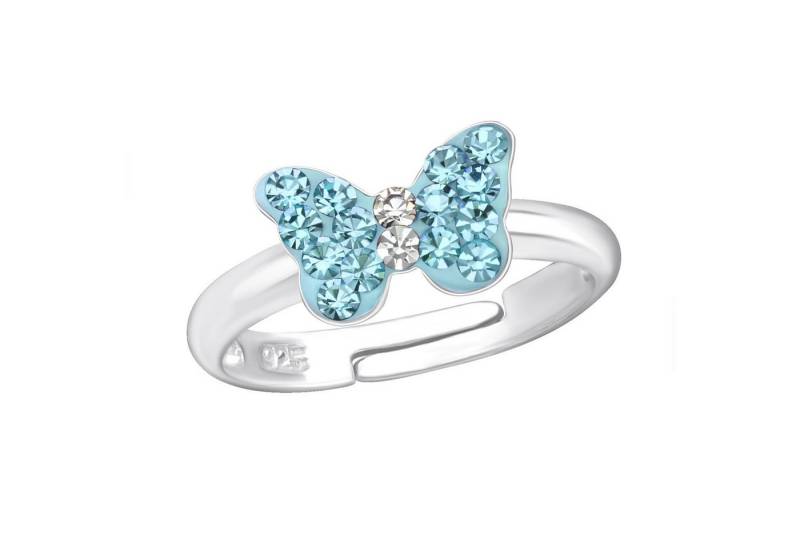 Monkimau Silberring Schmetterling Kinder Ring 925 Silber Geschenk - Größe 2,5 von Monkimau