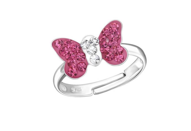 Monkimau Silberring Schmetterling Kinder Ring 925 Silber Geschenk - Größe 2,5 von Monkimau