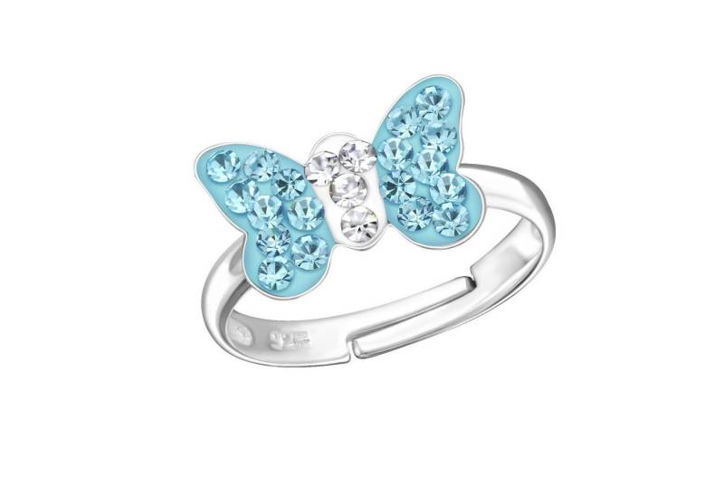 Monkimau Silberring Schmetterling Kinder Ring 925 Silber Geschenk - Größe 2,5 von Monkimau