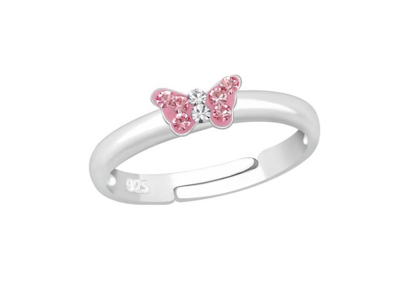 Monkimau Silberring Schmetterling Kinder Ring 925 Silber Geschenk - Größe 4 von Monkimau