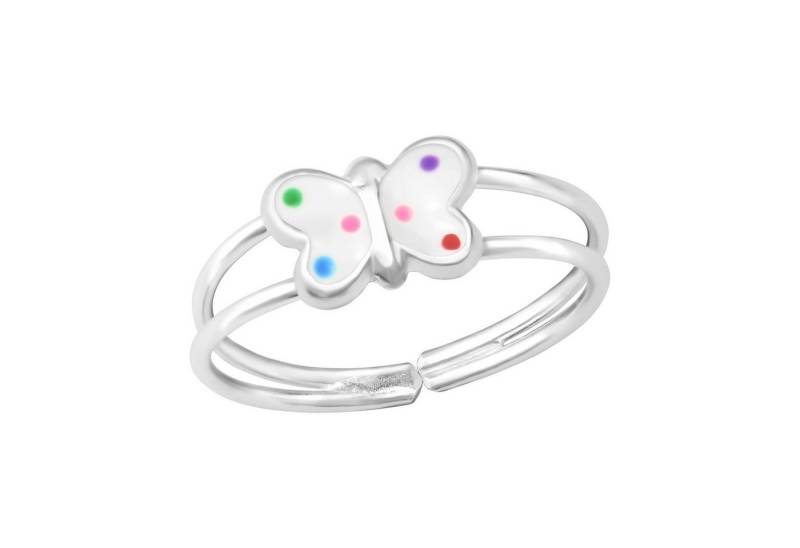 Monkimau Silberring Schmetterling Kinder Ring 925 Silber Mädchen Geschenk von Monkimau