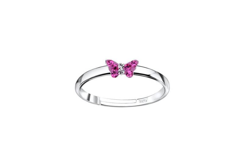 Monkimau Silberring Schmetterling Kinder Ring 925 Silber von Monkimau