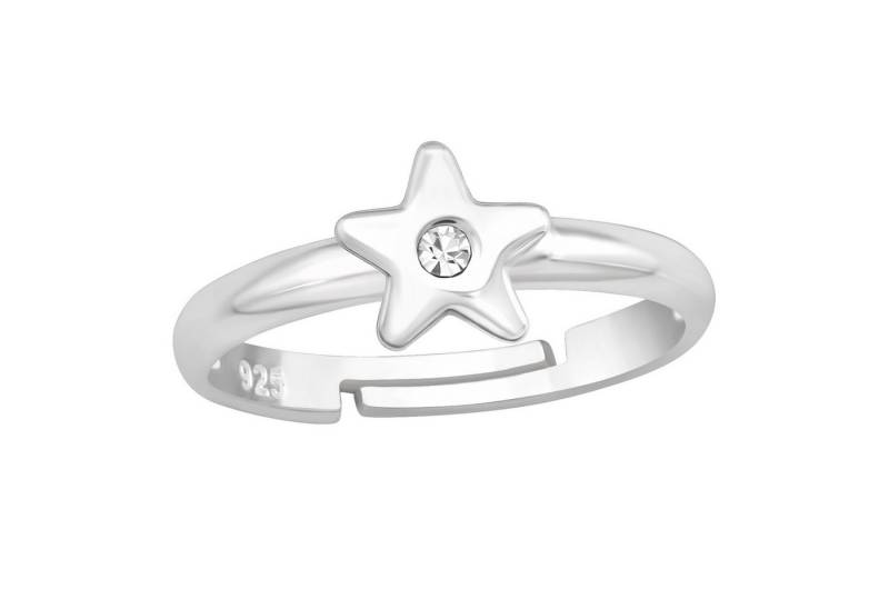 Monkimau Silberring Stern Kinder Ring 925 Silber Geschenk - Größe 4 Geschenk von Monkimau