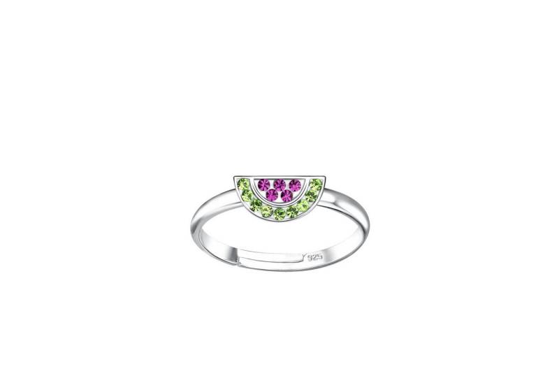 Monkimau Silberring Wassermelonen Kinder Ring 925 Silber von Monkimau