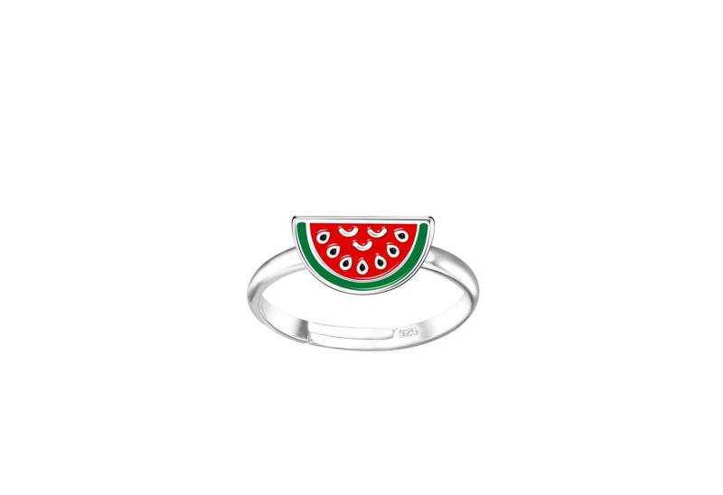 Monkimau Silberring Wassermelonen Kinder Ring 925 Silber von Monkimau