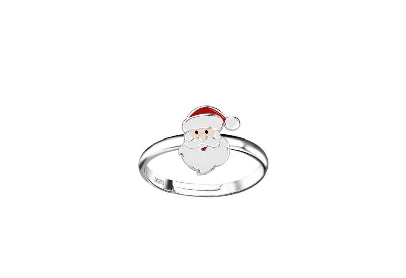 Monkimau Silberring Weihnachtsmann Kinder Ring 925 Silber von Monkimau