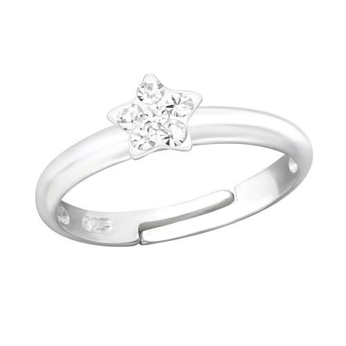 Monkimau Stern Kinder Ring 925 Silber - Größe 4 | Hypoallergen Kinderohrringe | Mädchen Schmuck Geschenk Geschenkidee Monkimau Stern Kinder Ring 925 Silber - Größe 4 | Hypoallergen Kinderohrringe | Mädchen Schmuck Geschenk Geschenkidee von MONKIMAU
