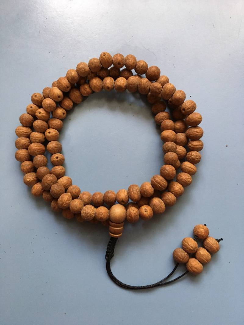 Bodhi Raktu 8 Mm Samen Mala Halskette Armband Mit Verstellbarem Knoten Bodhi Raktu 8 Mm Samen Mala Halskette Armband Mit Verstellbarem Knoten von MonksJoy