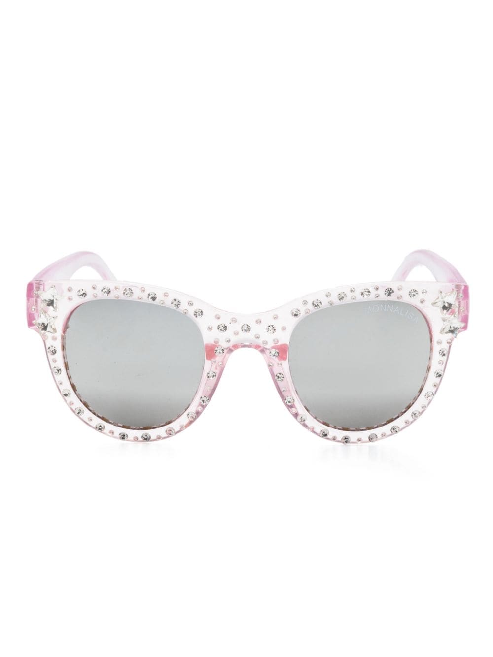 Monnalisa Cat-Eye-Sonnenbrille mit Strass - Rosa von Monnalisa