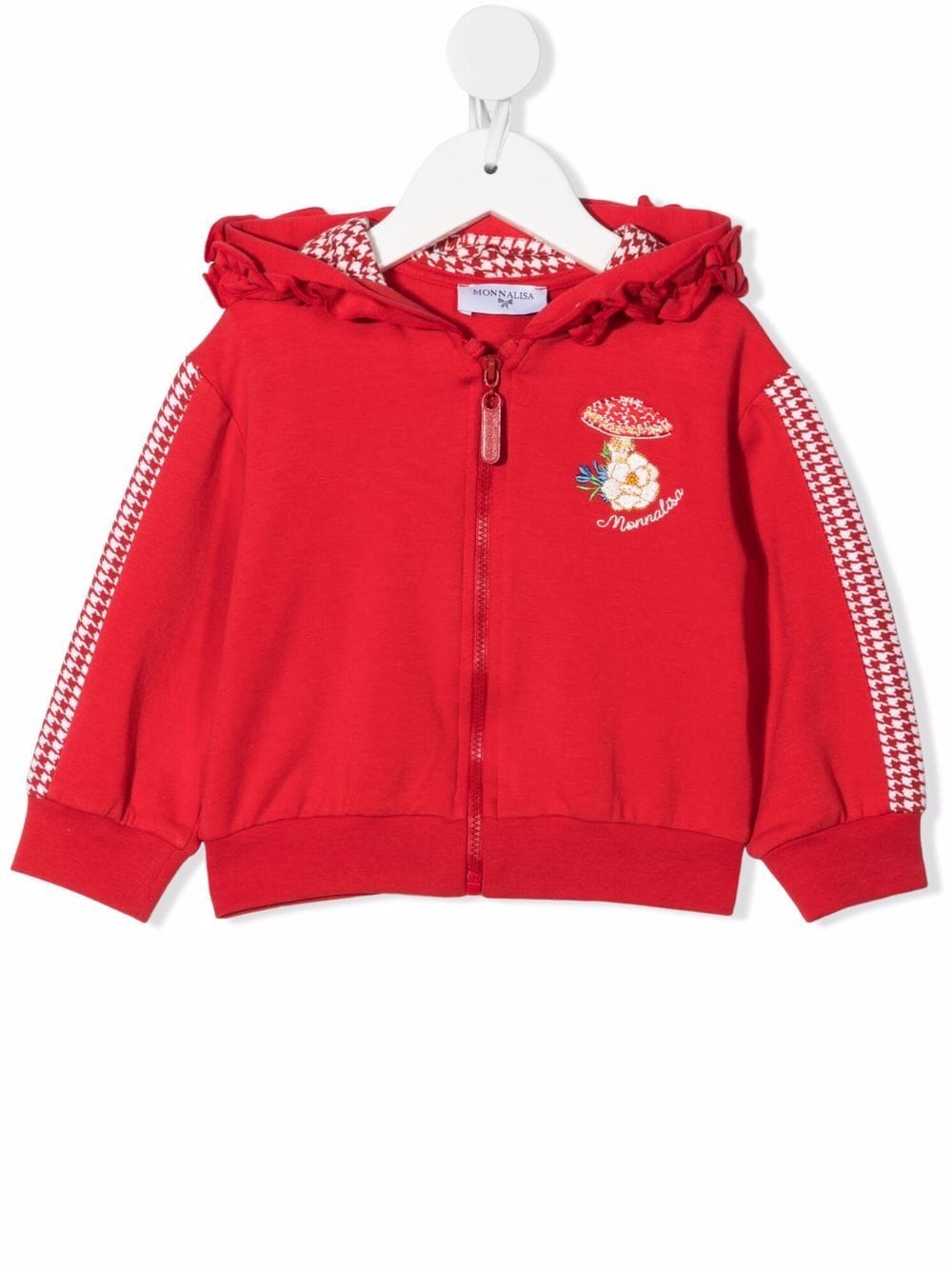 Monnalisa Hoodie mit Winnie-Puuh-Patch - Rot von Monnalisa