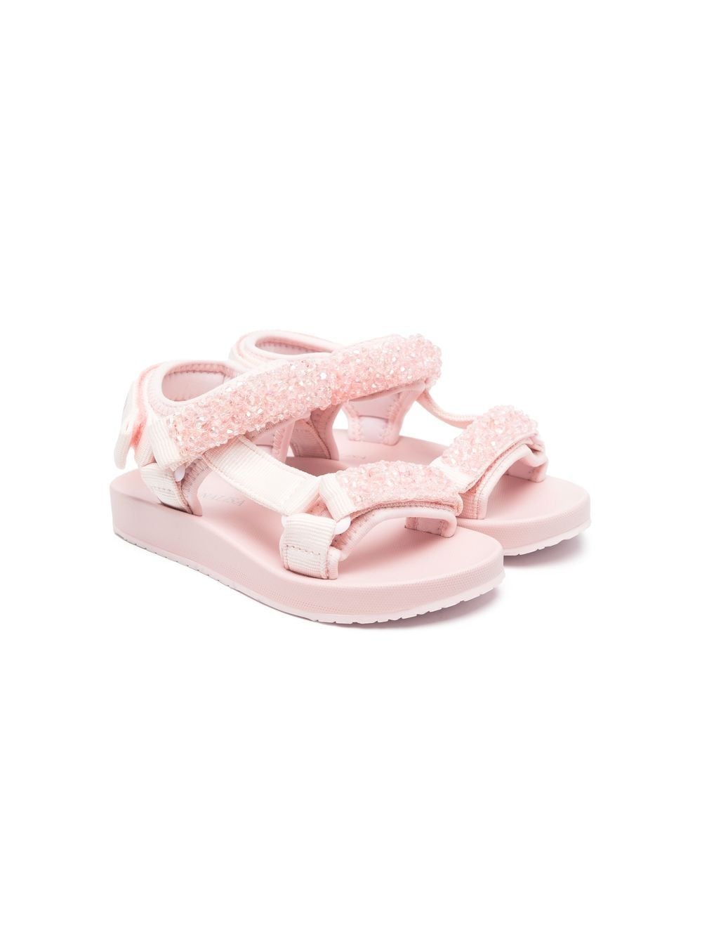 Monnalisa Sandalen mit Pailletten - Rosa von Monnalisa