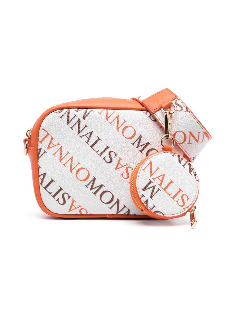 Monnalisa Schultertasche mit Logo-Print - Orange von Monnalisa