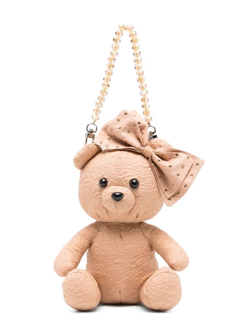 Monnalisa Schultertasche mit Teddy - Nude von Monnalisa