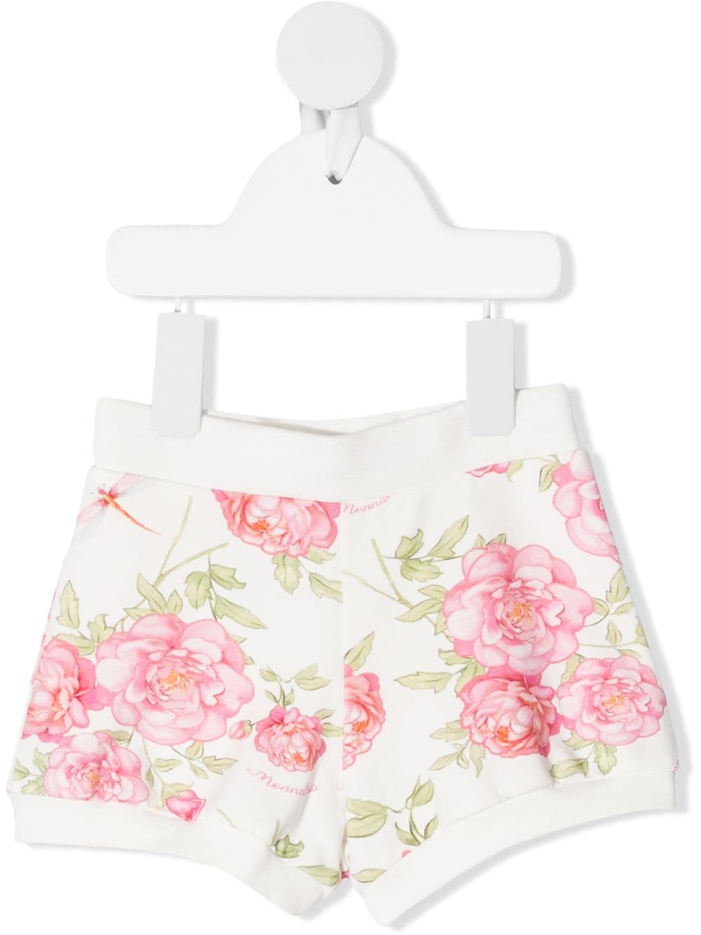 Monnalisa Shorts mit Blumen-Print - Weiß von Monnalisa