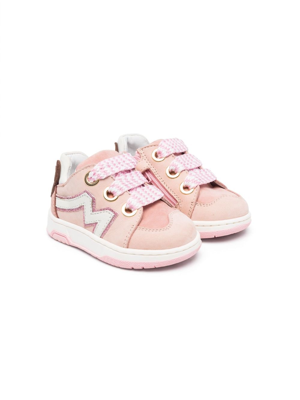 Monnalisa Sneakers mit Teddy-Patch - Rosa von Monnalisa