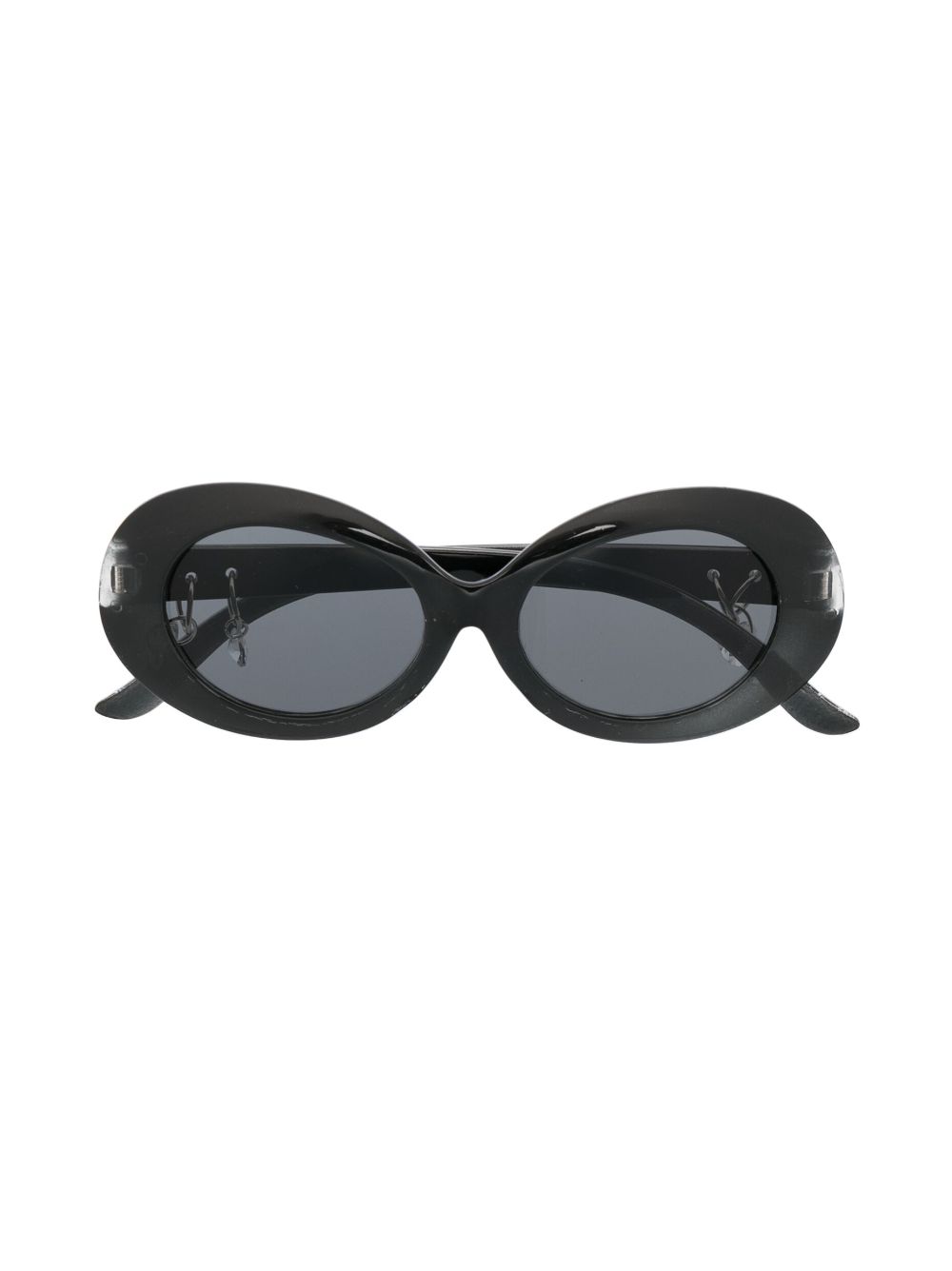 Monnalisa Sonnenbrille mit ovalem Gestell - Schwarz von Monnalisa