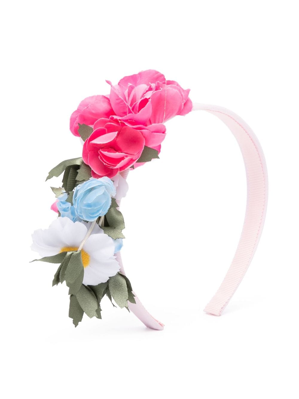 Monnalisa Stirnband mit Faux-Blume - Rosa von Monnalisa