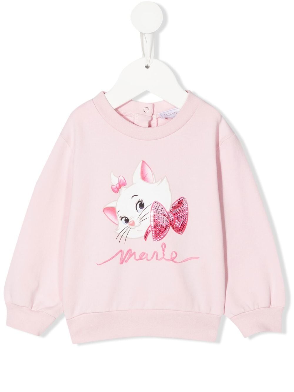 Monnalisa Sweatshirt mit Marie-Motiv - Rosa von Monnalisa