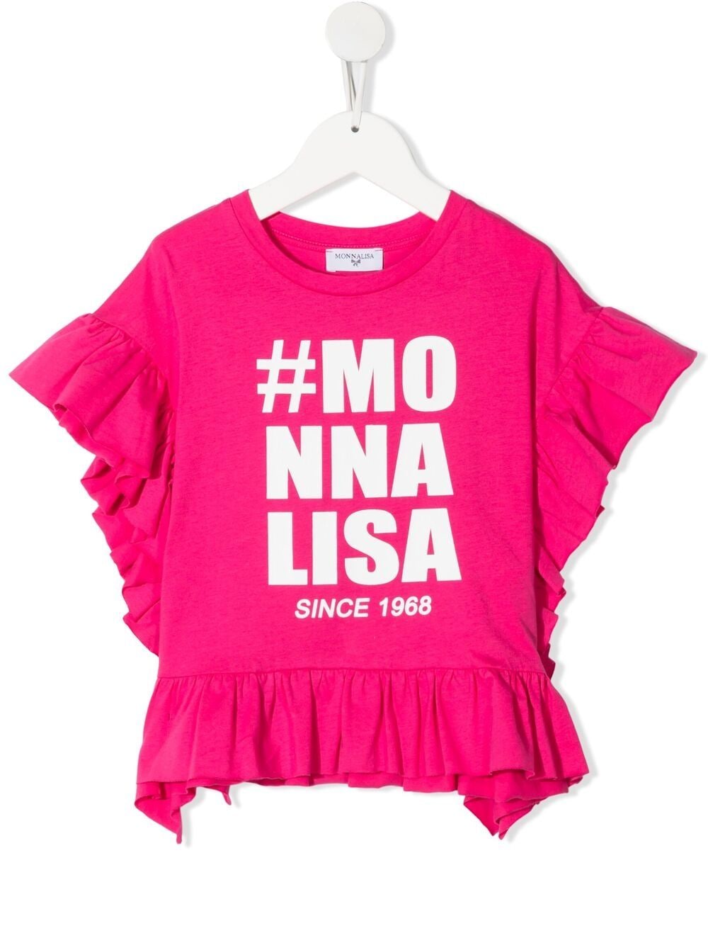 Monnalisa T-Shirt mit Logo-Print - Rosa von Monnalisa