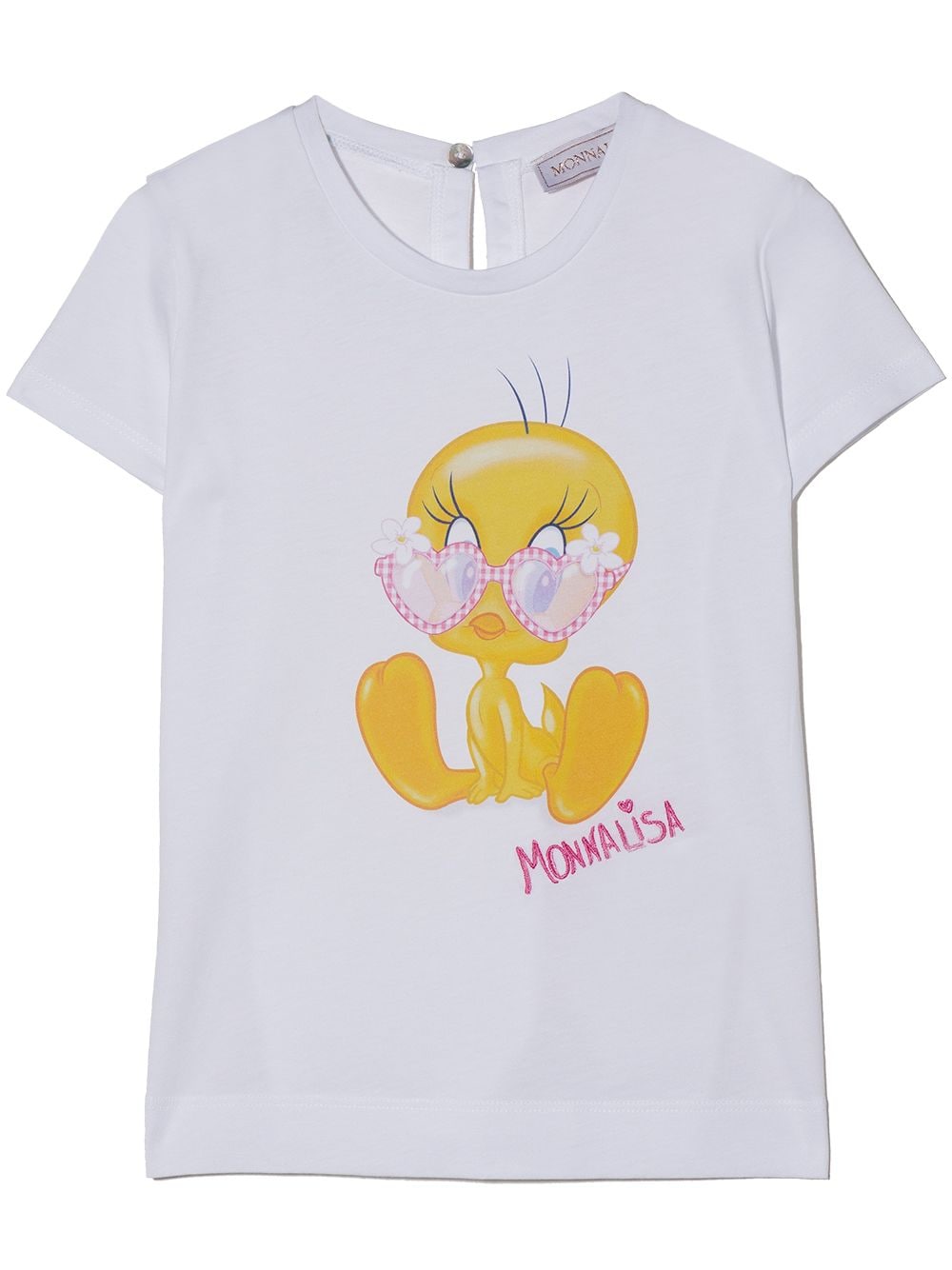 Monnalisa T-Shirt mit Tweety-Print - Weiß von Monnalisa
