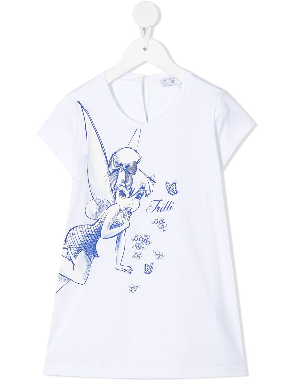 Monnalisa T-Shirt mit Tinker Bell-Print - Weiß von Monnalisa