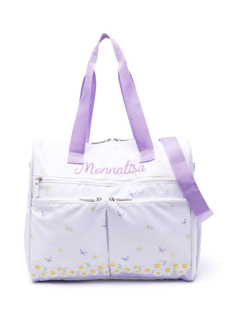 Monnalisa Wickeltasche mit St. Margherite-Print - Violett von Monnalisa