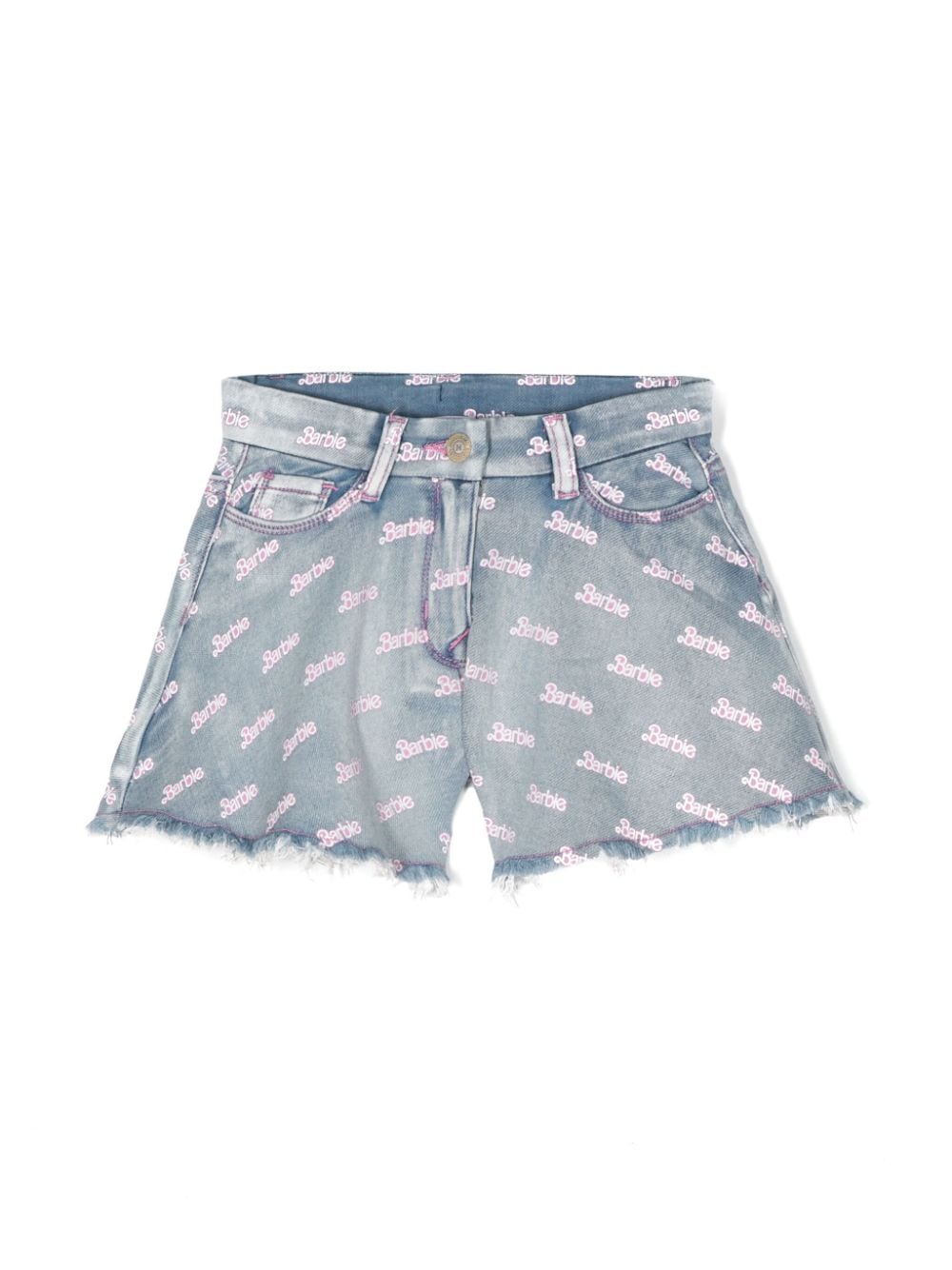 Monnalisa x Barbie™ Jeans-Shorts - Blau von Monnalisa