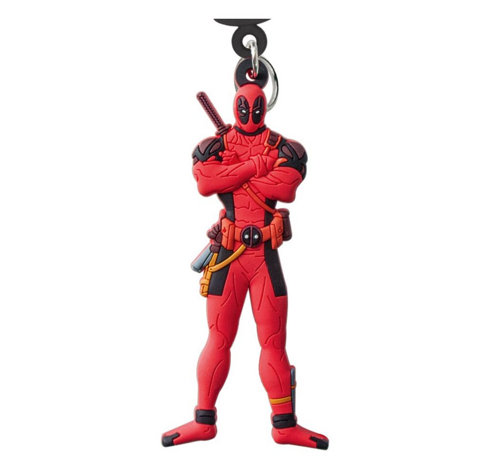 Monogram International Schlüsselanhänger Marvel Deadpool Soft Touch PVC Taschenanhänger Deadpool von Monogram International