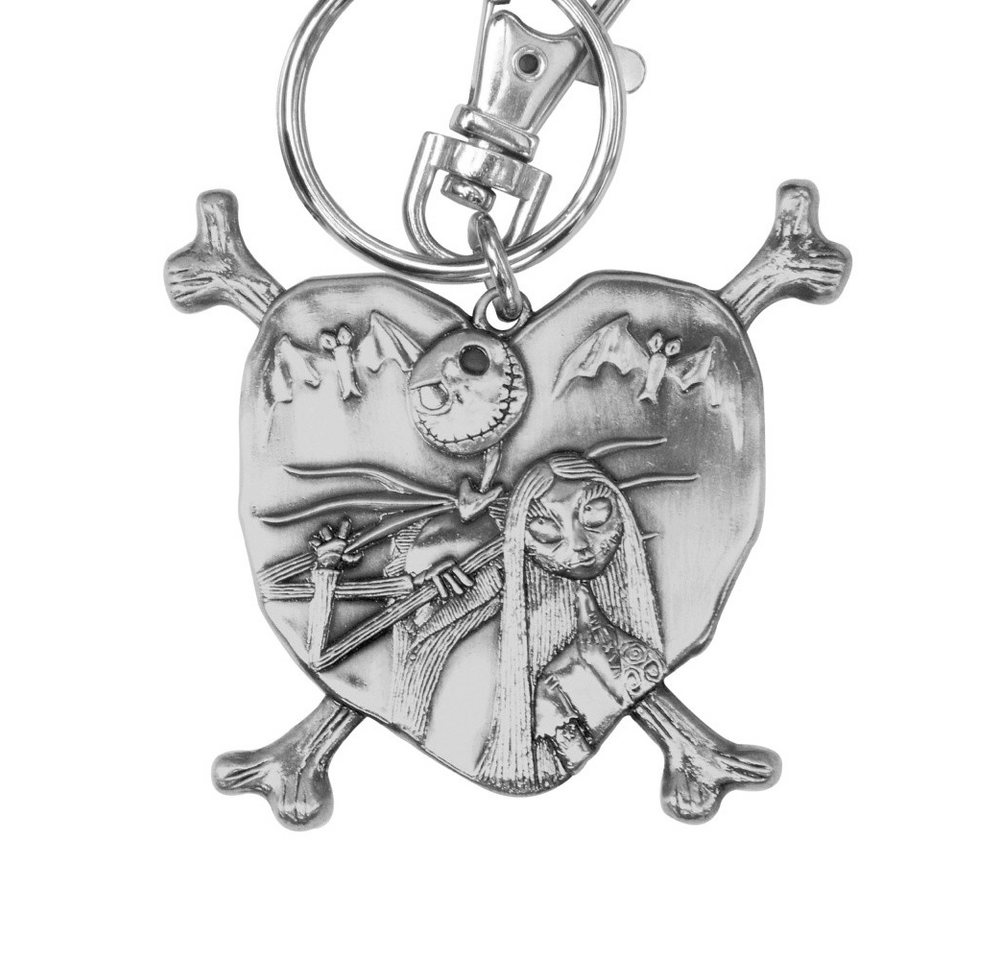 Monogram International Schlüsselanhänger Nightmare before Christmas Metall-Schlüsselanhänger Jack and Sally in von Monogram International