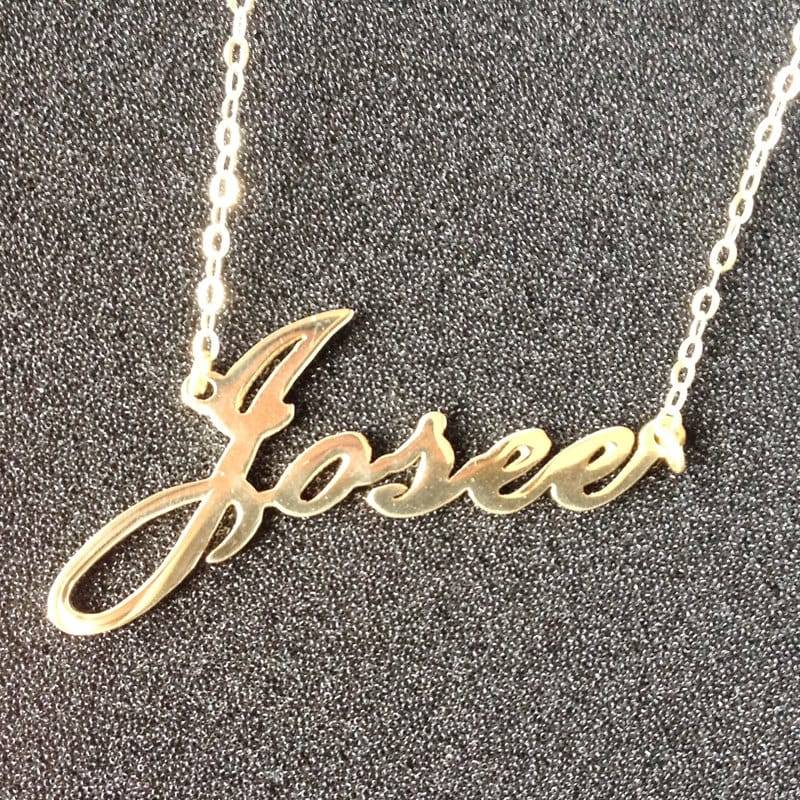 Julia Style Name Halsketten 18K Vergoldet Benutzerdefinierte Promi Schmuck Handmade Anhänger Halskette Beste Geschenk - 1, 57 "Zoll% 100 von MonogramNecklace2014