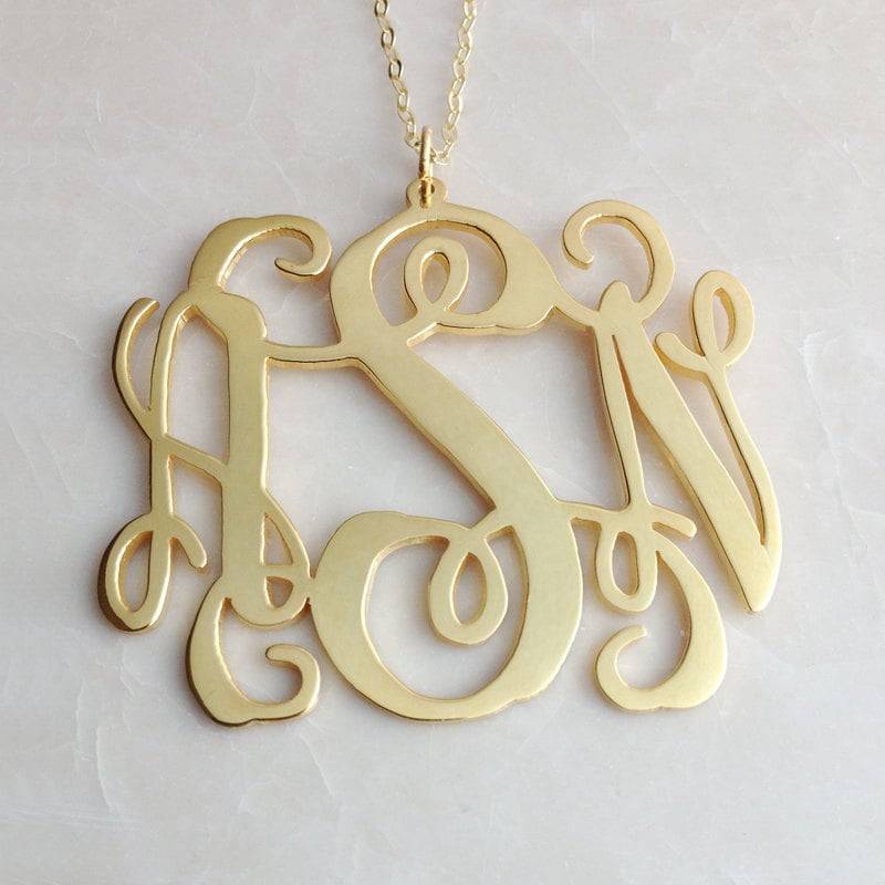 Monogramm Halskette, 3 Initial 1 Zoll Personalisierte Benutzerdefinierte Buchstaben Halskette-%100 Handmade Monogramm Halskette, 3 Initial 1 Zoll Personalisierte Benutzerdefinierte Buchstaben Halskette-%100 Handmade von MonogramNecklace2014