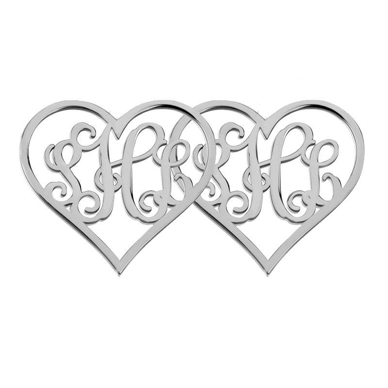 sterling Silver Monogram Ohrringe, Personalisieren Ohrringe Alle 3 Anfangsmonogramm 0, 6 "Zoll Herzförmige Monogramm Ohrringe% 100 Handgefertigt sterling Silver Monogram Ohrringe, Personalisieren Ohrringe Alle 3 Anfangsmonogramm 0, 6 "Zoll Herzförmige Monogramm Ohrringe% 100 Handgefertigt von MonogramNecklace2014