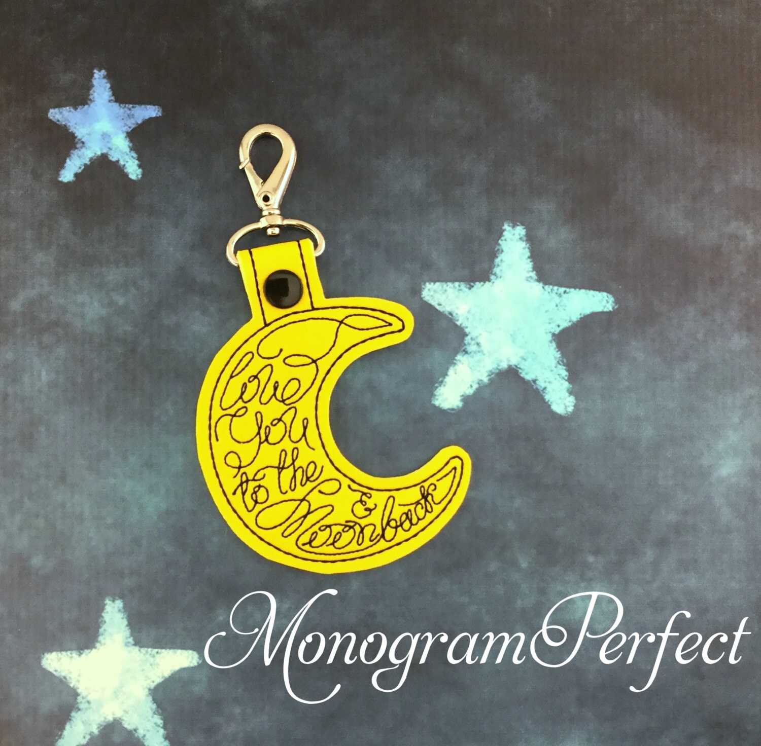 Ich Liebe Dich Bis Zum Mond Und Back Snap Buddie Ich Liebe Dich Bis Zum Mond Und Back Snap Buddie von MonogramPerfect