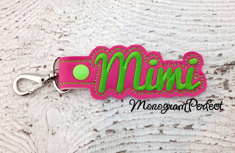 Mimi Snap Buddie | Limettengrün & Hot Pink Mimi Snap Buddie | Limettengrün & Hot Pink von MonogramPerfect