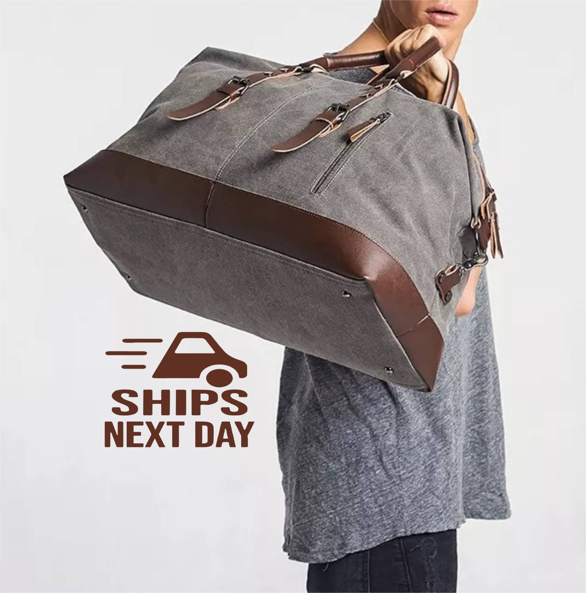 Personalisierte Herren Duffel Tasche | Große Reisetasche Benutzerdefinierte Weekender-Tasche Handgemachte Männer Seesack Geschenke Für Ihn Personalisierte Herren Duffel Tasche | Große Reisetasche Benutzerdefinierte Weekender-Tasche Handgemachte Männer Seesack Geschenke Für Ihn von MonogramaniaCom