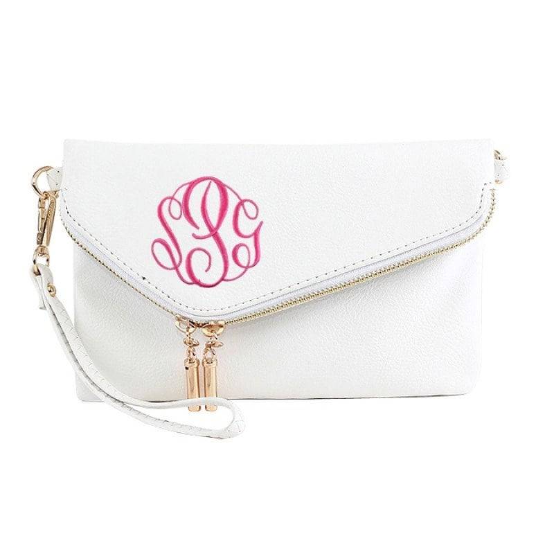 Personalisierte Monogramm Umschlag Clutch Brautjungfer Crossbody Abendtasche Personalisierte Monogramm Umschlag Clutch Brautjungfer Crossbody Abendtasche von MonogramaniaShopCom