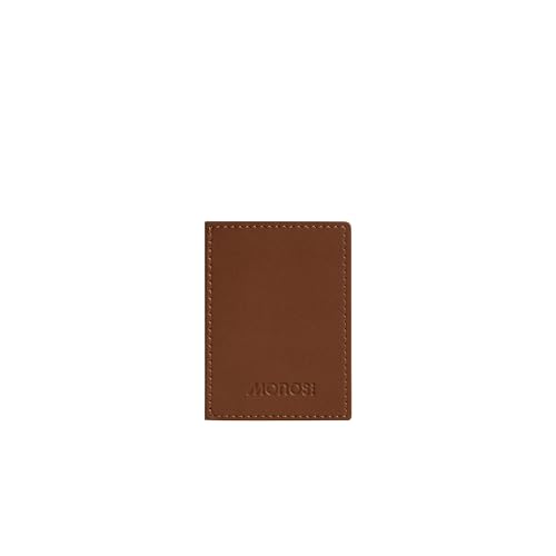 Monos Herren Slim Wallet, Mahagoni, 3.8" × 0.2" × 2.6", Schlanke Brieftasche von Monos