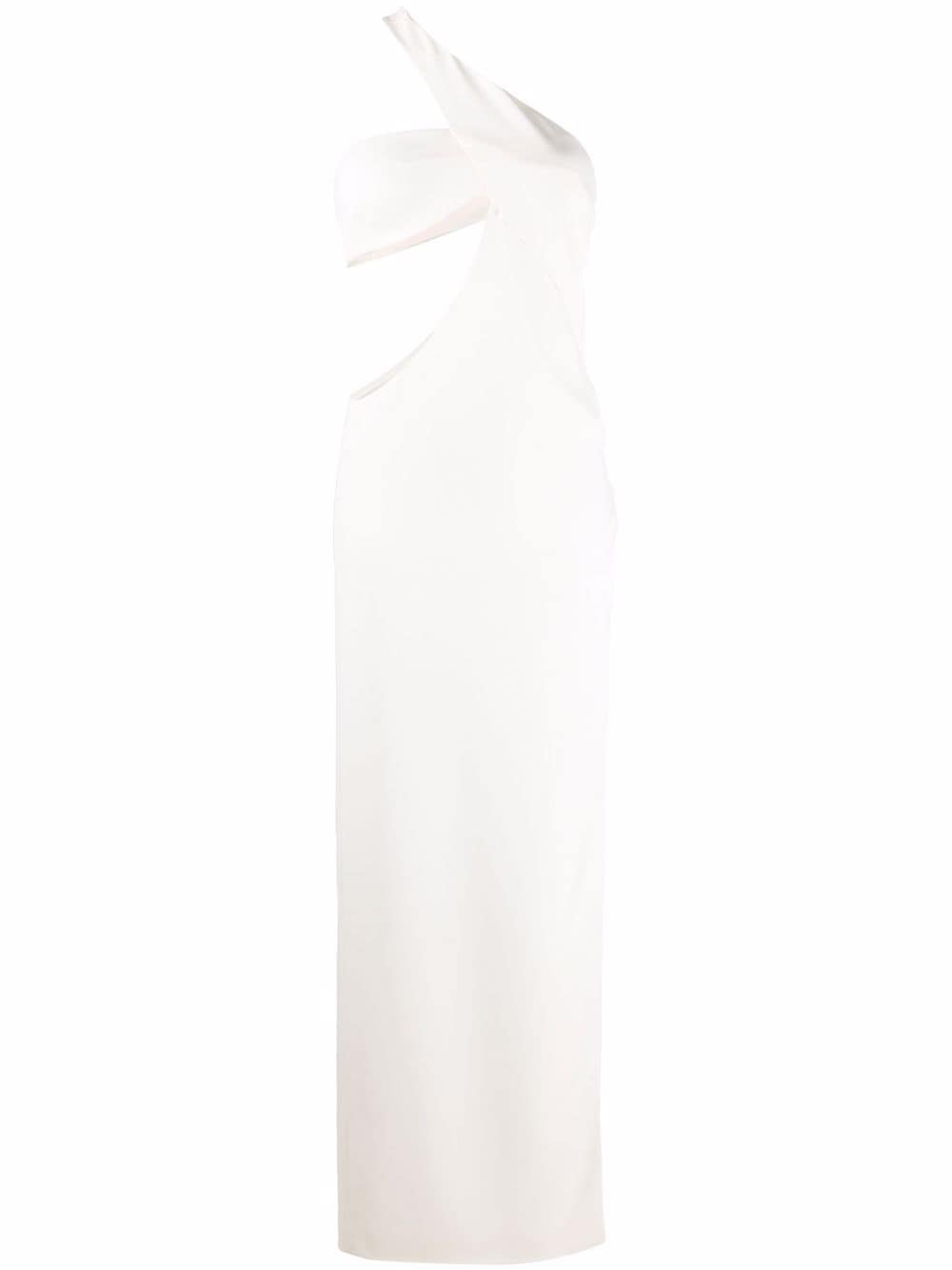 Mônot Asymmetrisches Abendkleid - Weiß von Mônot