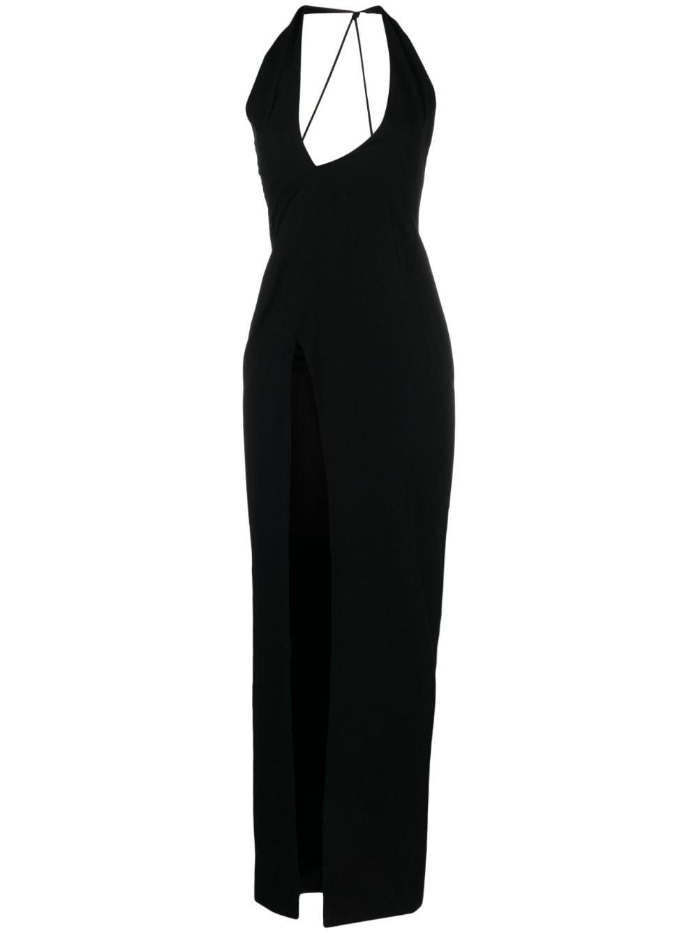 Mônot Maxikleid mit Cut-Out - Schwarz von Mônot