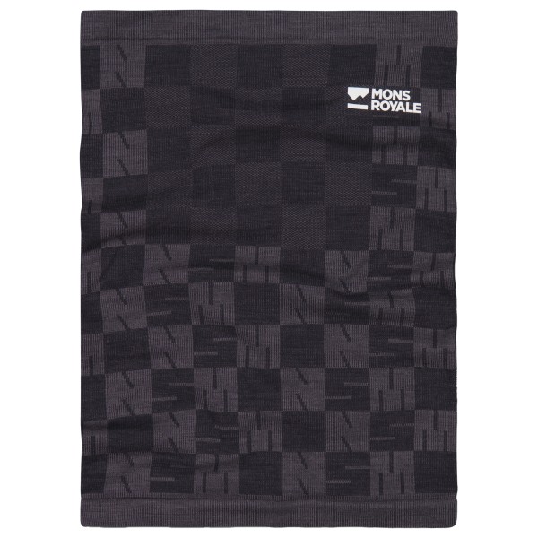 Mons Royale - Ascender Merino Seamless Neckwarmer - Halstuch Gr One Size grau von Mons Royale