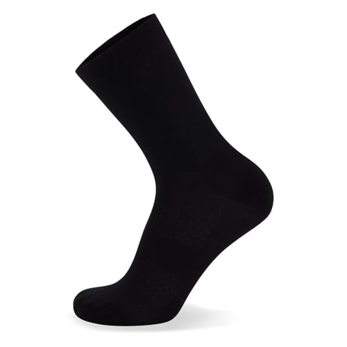 Mons Royale Atlas Crew Sock Schwarz - Merino Leichte komfortable Merino Multisport Socken, Größe M - Farbe Black - Mons von Mons Royale
