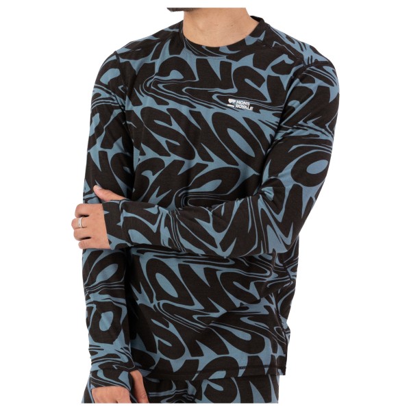 Mons Royale - Cascade Merino Base Layer L/S - Merinounterwäsche Gr XL schwarz von Mons Royale