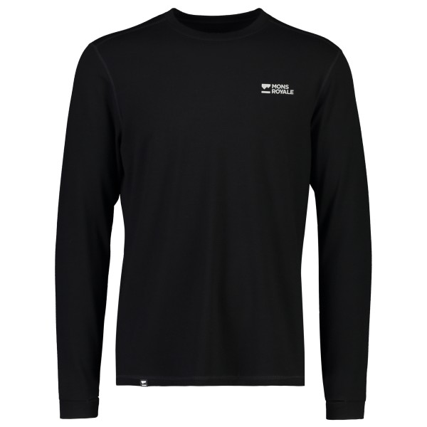 Mons Royale - Cascade Merino Flex 200 L/S - Merinounterwäsche Gr M schwarz von Mons Royale