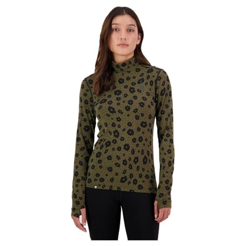 Mons Royale Cascade Merino Flex Mock Neck Women Longsleeve 2024 aoraki Lily, M von Mons Royale