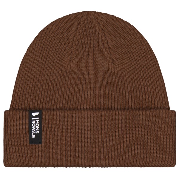 Mons Royale - Chunky Logger Merino Beanie - Mütze Gr One Size braun von Mons Royale